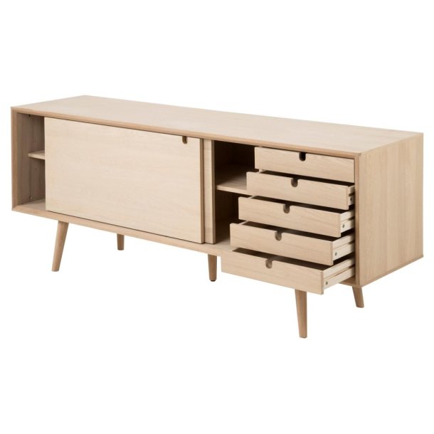 Liseleje 180 cm sk�nk eg med 2 skyded�re med integrerede greb.