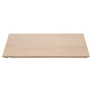 Liseleje 2 stk tillgsplader i hvidpigmenteret ege finer til Liseleje spisebord.