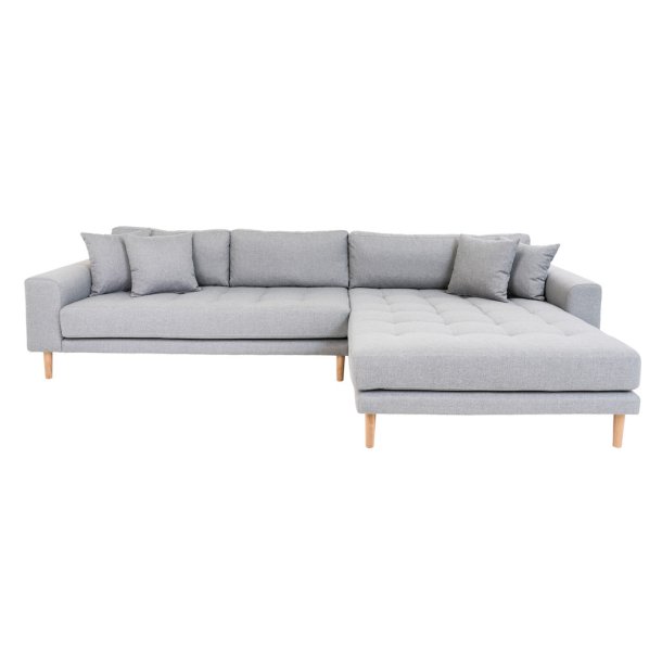 Riviera lounge sofa lysgr, hjrevendt Lngde p 290 cm