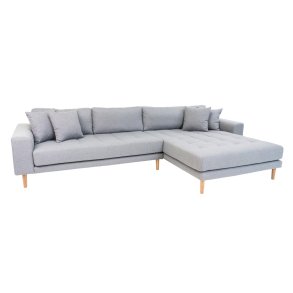 Riviera lounge sofa lysgr, hjrevendt Lngde p 290 cm