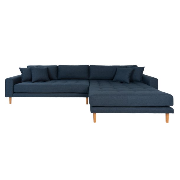  Riviera lounge sofa mrkebl, hjrevendt Lngde p 290 cm