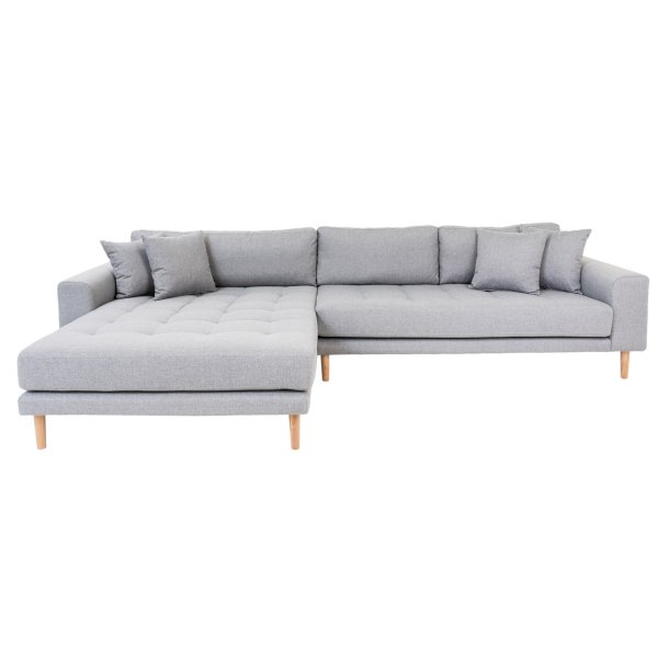 Riviera lounge sofa lysgr, venstrevendt Lngde p 290 cm