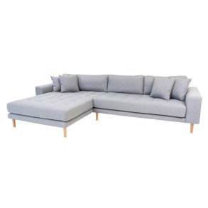 Riviera lounge sofa lysgr, venstrevendt Lngde p 290 cm
