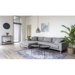 Riviera lounge sofa lysgr, venstrevendt Lngde p 290 cm