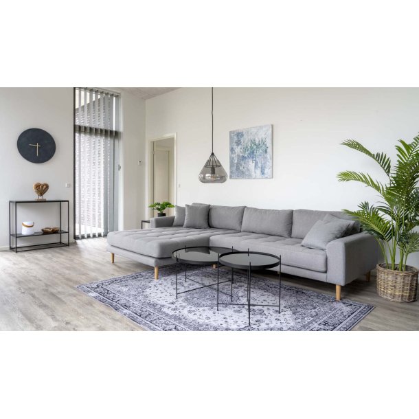 Riviera lounge sofa lysgr, venstrevendt Lngde p 290 cm