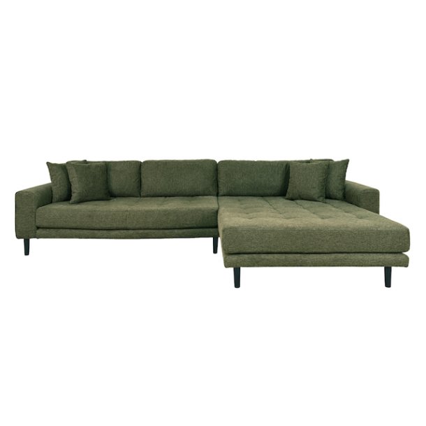 Riviera lounge sofa olivengrn, hjrevendt Lngde p 290 cm
