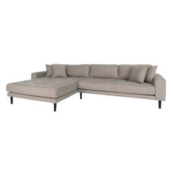  Riviera lounge sofa sten gr, venstre vendt. Lngde 290 cm