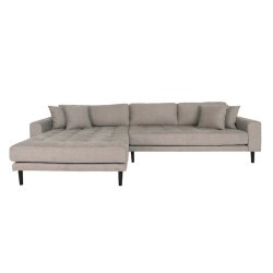  Riviera lounge sofa sten gr, venstre vendt. Lngde 290 cm