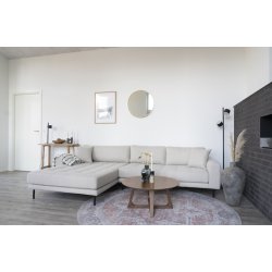 Riviera lounge sofa beige, venstre vendt. Lngde 290 cm