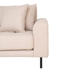 Riviera lounge sofa beige, venstre vendt. Lngde 290 cm
