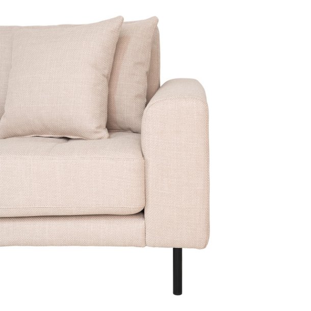Riviera lounge sofa beige, venstre vendt. Lngde 290 cm