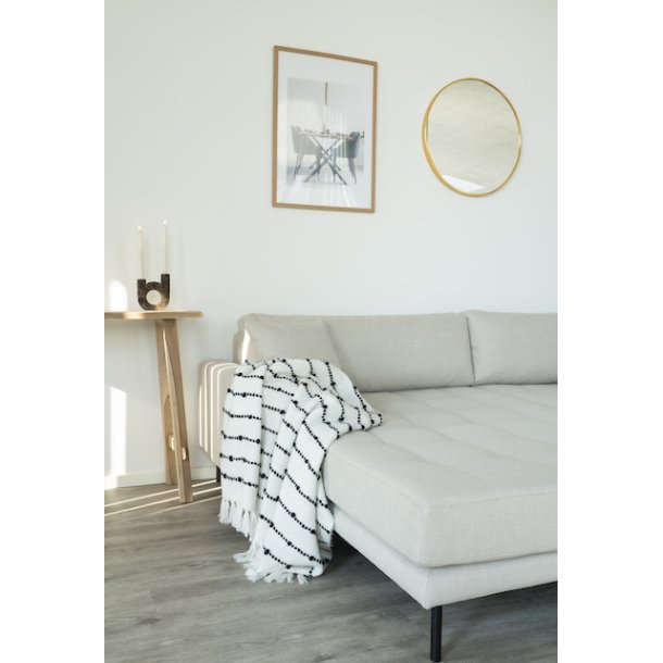 Riviera lounge sofa beige, venstre vendt. Lngde 290 cm