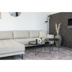 Riviera lounge sofa beige, venstre vendt. Lngde 290 cm
