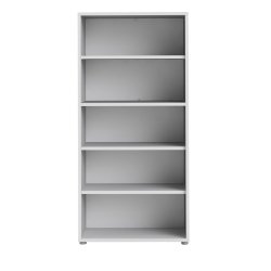  Futura hvid  bogreol med 4 hylder 89,2  x 186 cm 
