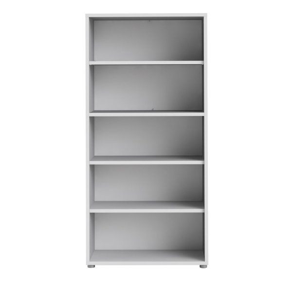  Futura hvid  bogreol med 4 hylder 89,2  x 186 cm 
