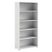  Futura hvid  bogreol med 4 hylder 89,2  x 186 cm 