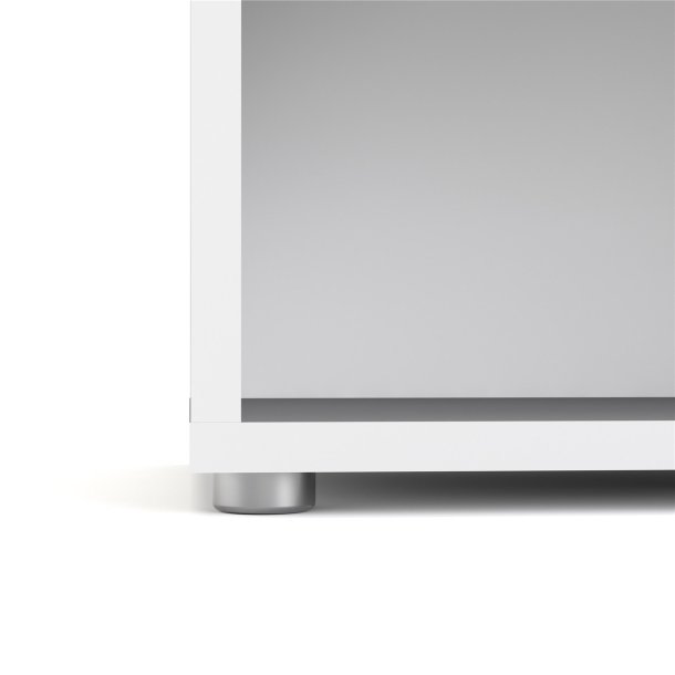 Futura hvid  bogreol med 5 hylder 89,2  x 221,7 cm 