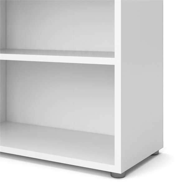 Futura hvid  bogreol med 5 hylder 89,2  x 221,7 cm 