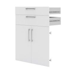 Futura hvid skuffe/lge pakke, passer til alle Futura bogreoler