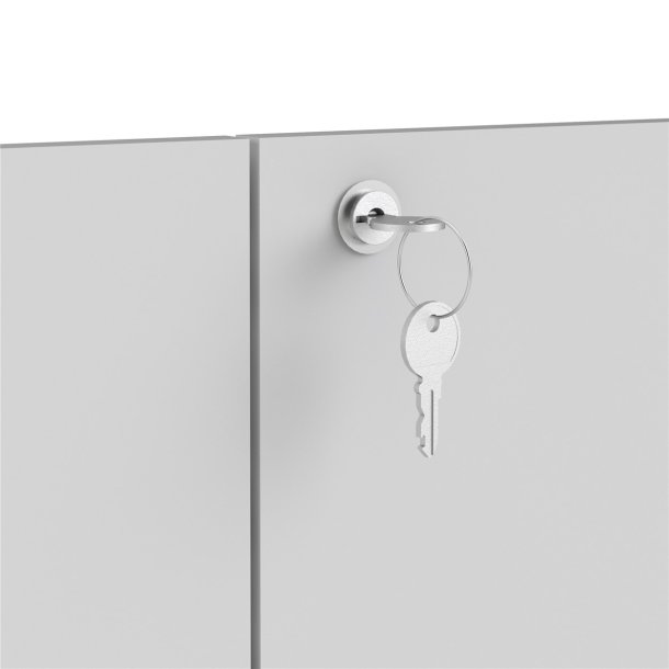 Futura hvid lgepakke med ls, passer til alle Futura bogreoler