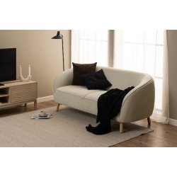 Tisvilde TV bord i hvidpigmenteret olieret egefiner 160 cm med 3 skaber