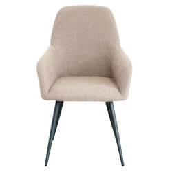 San Francisco spisebordsstol med armln i beige Boucl