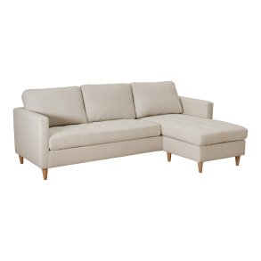 Milano Lounge sofa l lys sand farvet stof 