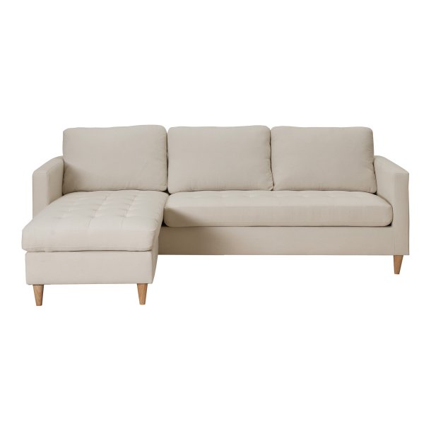 Milano Lounge sofa l lys sand farvet stof 