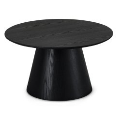 Samba sofabord 80cm i ege finr i sort