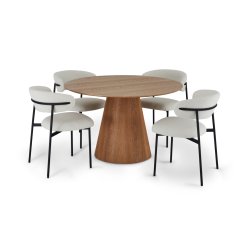 Samba rundt spisebord 120 cm i ege finr