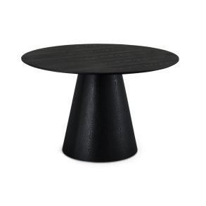 Samba rundt spisebord 120 cm i ege finr sort