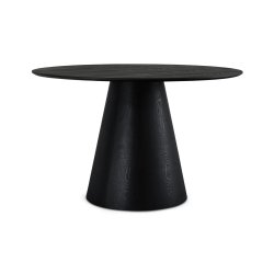 Samba rundt spisebord 120 cm i ege finr sort