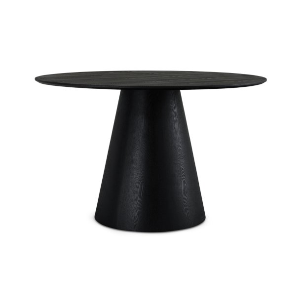 Samba rundt spisebord 120 cm i ege finr sort