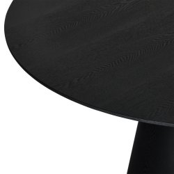 Samba rundt spisebord 120 cm i ege finr sort