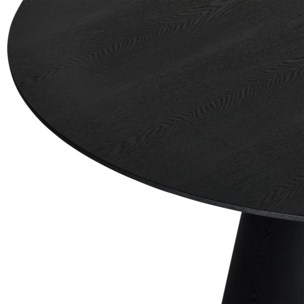 Samba rundt spisebord 120 cm i ege finr sort