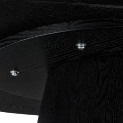 Samba rundt spisebord 120 cm i ege finr sort