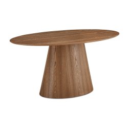 Samba ovalt spisebord 160x90 cm i ege finr