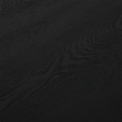 Samba ovalt spisebord 160x90 cm i ege finr sort