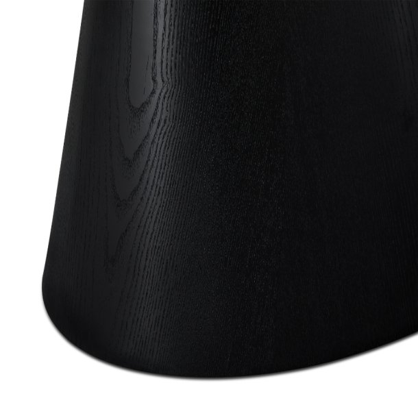 Samba ovalt spisebord 160x90 cm i ege finr sort