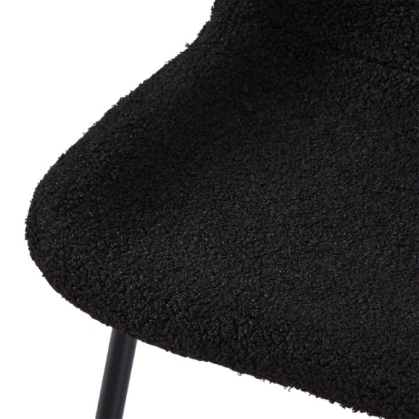 Bear spisebordsstol i Boucl stof sort