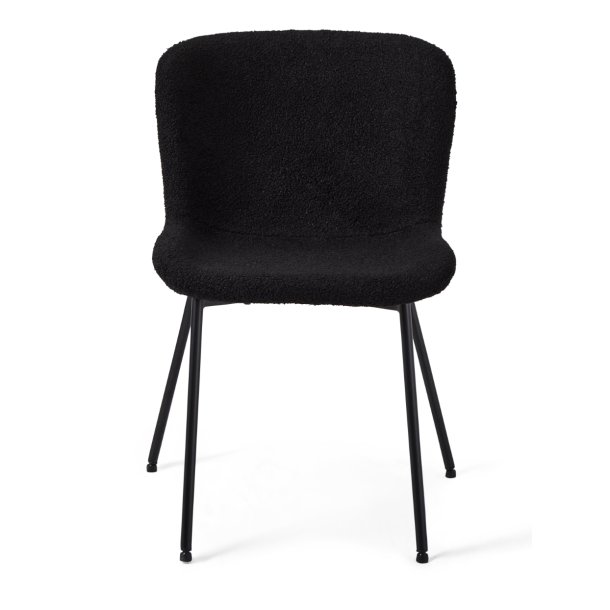 Bear spisebordsstol i Boucl stof sort