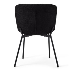 Bear spisebordsstol i Boucl stof sort