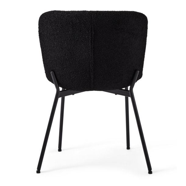 Bear spisebordsstol i Boucl stof sort