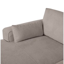 Santa Monica sofa med chaiselong til venstre i sandfarvet mbelstof