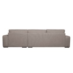 Santa Monica sofa med chaiselong til hjre i sandfarvet mbelstof