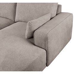 Santa Monica sofa med chaiselong til hjre i sandfarvet mbelstof