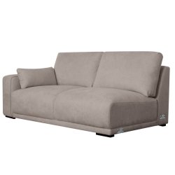 Santa Monica sofa med chaiselong til hjre i sandfarvet mbelstof