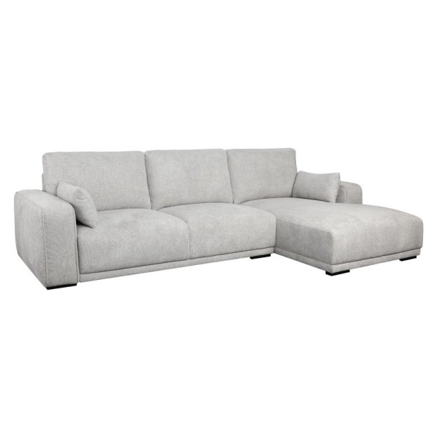 Santa Monica sofa med chaiselong til hjre i grt mbelstof