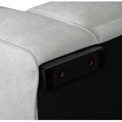 Santa Monica sofa med chaiselong til hjre i grt mbelstof