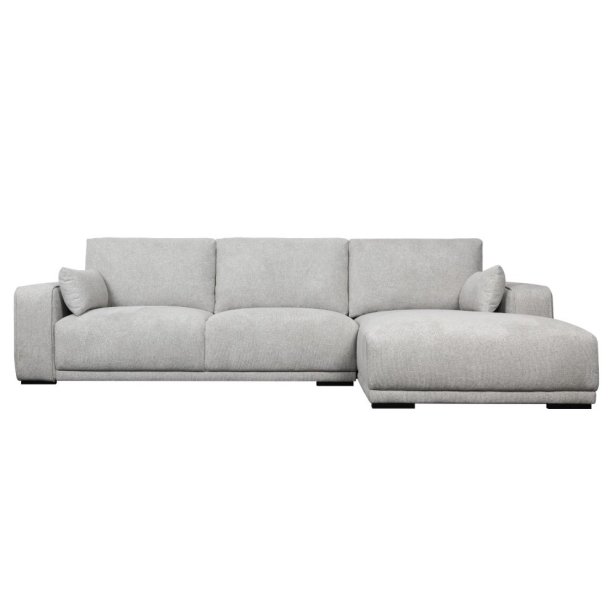 Santa Monica sofa med chaiselong til hjre i grt mbelstof